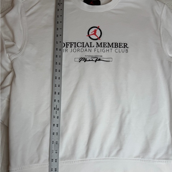 Air Jordan Flight MVP Lightweight Sweatshirt Men’s Size Large DX9647-100 - Picture 5 of 10